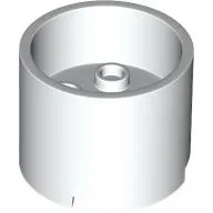 Brick Round 3 x 3 x 2 Recessed Center with 2 x 2 Studs and Axle Hole