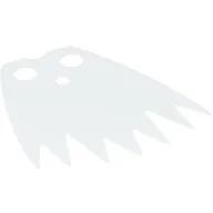 Neckwear Cape, Pointed with Metallic Silver Dots Print