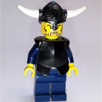 Viking Warrior - Black Breast Plate, Dark BLue Legs