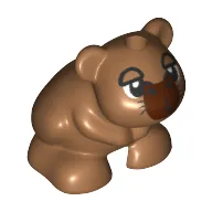 Animal, Hamster, Black Whiskers, Nose, Reddish Brown Face (Capybara)