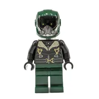 Vulture with Black Jacket with Fur Collar