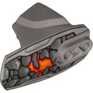 Large Figure Limb Cover, Size 5, Armor with Ball Joint Socket with Rock Print (Bruizer)