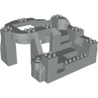 Duplo Baseplate Raised 14 x 16 x 8 with Rock Mountain Zoo Habitat