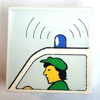 Duplo Tile 2 x 2 x 1 with Mosaic, Community 14 print - 9221-1