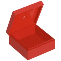 Box 3.5 x 3.5 x 1.3 with Hinged Lid