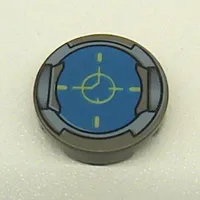 Tile Round 2 x 2 with Tracking Screen Print