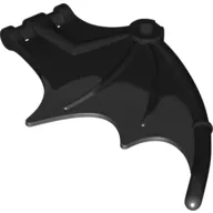 Creature Body Part, Dragon / Thestral Wing with Bar Connection [PLAIN]