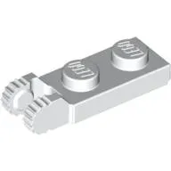 Hinge Plate 1 x 2 Locking with 2 Fingers On End, with Groove, 9 Teeth