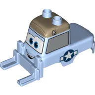 Duplo Car Body Forklift Truck, with Disney Planes Dottie Print