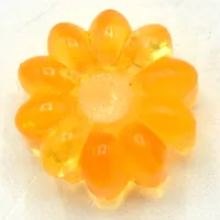 Clikits Icon, Flower 2 x 2 Small, 10 Petals with Hole [Polished]