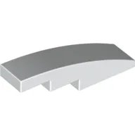 Brick Curved 4 x 1 No Studs [Stud Holder with Symmetric Ridges]