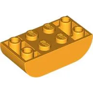 Brick Curved Double 2 x 4 Inverted
