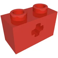 Technic Brick 1 x 2 with Axle Hole Type 2 [X Opening]