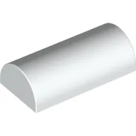 Brick Curved 2 x 4 Double, No Studs, with Groove