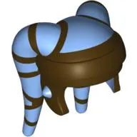 Headdress Twi'lek with Dark Brown Aayla Secura Print