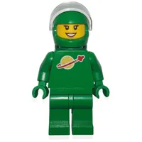 Classic Spacewoman, Green, Helmet and Visor (Yve)