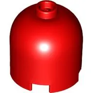 Brick Round 2 x 2 x 1 2/3 Dome Top, Blocked Open Stud
