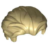 Hair Swept Back with Slight Widow's Peak and Short Side Burns [Plain]