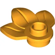 Plant, Plate 1 x 1 Round with 3 Leaves