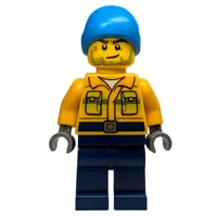 Fisherman, Dark Azure Beanie Hat