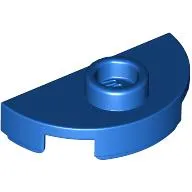 Plate Round 1 x 2 Half Circle with Stud (Jumper)