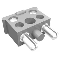 Electric Connector, 2 Way Male Squared Narrow Long [Complete Assembly]