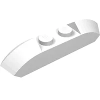 Brick Curved 1 x 4 with Sloped Ends and Two Top Studs