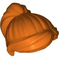 Hair Ponytail and Swept Sideways Fringe