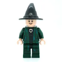 Professor Minerva McGonagall, Dark Green Robes, Black Hat (Dual Sided Head)
