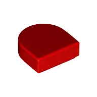 Tile Round 1 x 1 Half Circle