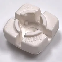 Clikits Icon, Square 2 x 2 Small, with Hole [Frosted]