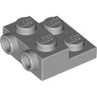 Plate Special 2 x 2 x 2/3 with Two Studs On Side and Two Raised