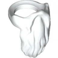 Minifig Neckwear Beard, Rounded End [Gandalf]