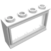 Window 1 x 4 x 2 Classic with Short Sill [Complete]