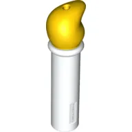 Duplo Candle with Yellow Flame Print