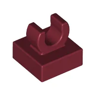 Tile Special 1 x 1 with Clip with Rounded Edges