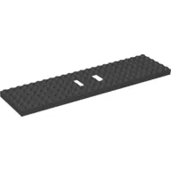 Vehicle Base, Train 6 x 24 with Two 1 x 2 Cutouts and 3 Round Holes Each End