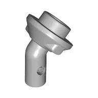 Bar, Angled with 1 x 1 Round Plate / Stud on End