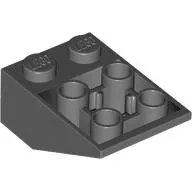 Brick Sloped Inverted 33° 3 x 2, Connections between Studs, Ovoid Bottom Pin