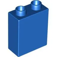 Duplo Brick 1 x 2 x 2 with Kids' New Year's Eve 2003 Print