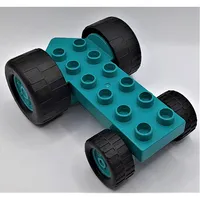 Duplo Backhoe Base with Black Tires