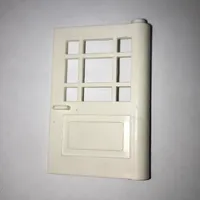 Minitalia Door 1 x 4 x 5 with 9 Panes