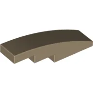 Slope Curved 4 x 1 No Studs [Stud Holder with Symmetric Ridges]