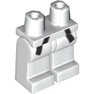 Hips and White Legs with Black Belt Ends Print