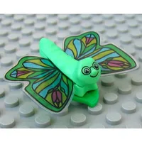 Belville, Insect, Butterfly Large / Human Hair Clip, Flower Wings Print