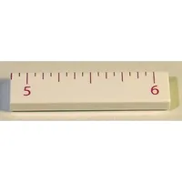 Tile 1 x 4 with Ruler INCH 5 - 6 Pattern
