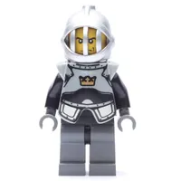 Knight, Black, Armor, Helmet with Grille