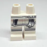 Hips and White Legs with Robe, Silver Sash