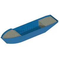 Boat 52 x 12 x 6 1/3 [Complete Assembly]