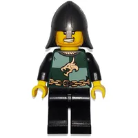 Dragon Knight, Dark Green, Pearl Dark Gray Helmet, Angry